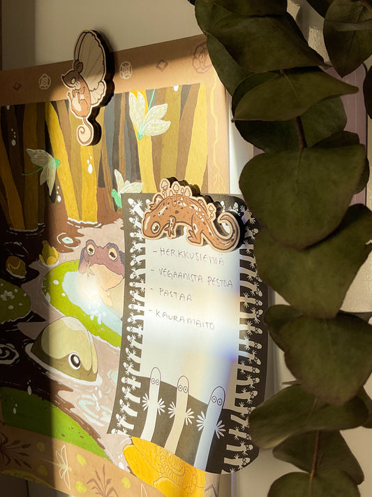 Rotmander ✧ Wooden Magnet