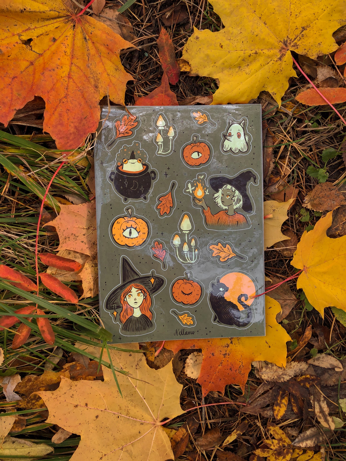 Fall Witches ✧ Sticker Sheet