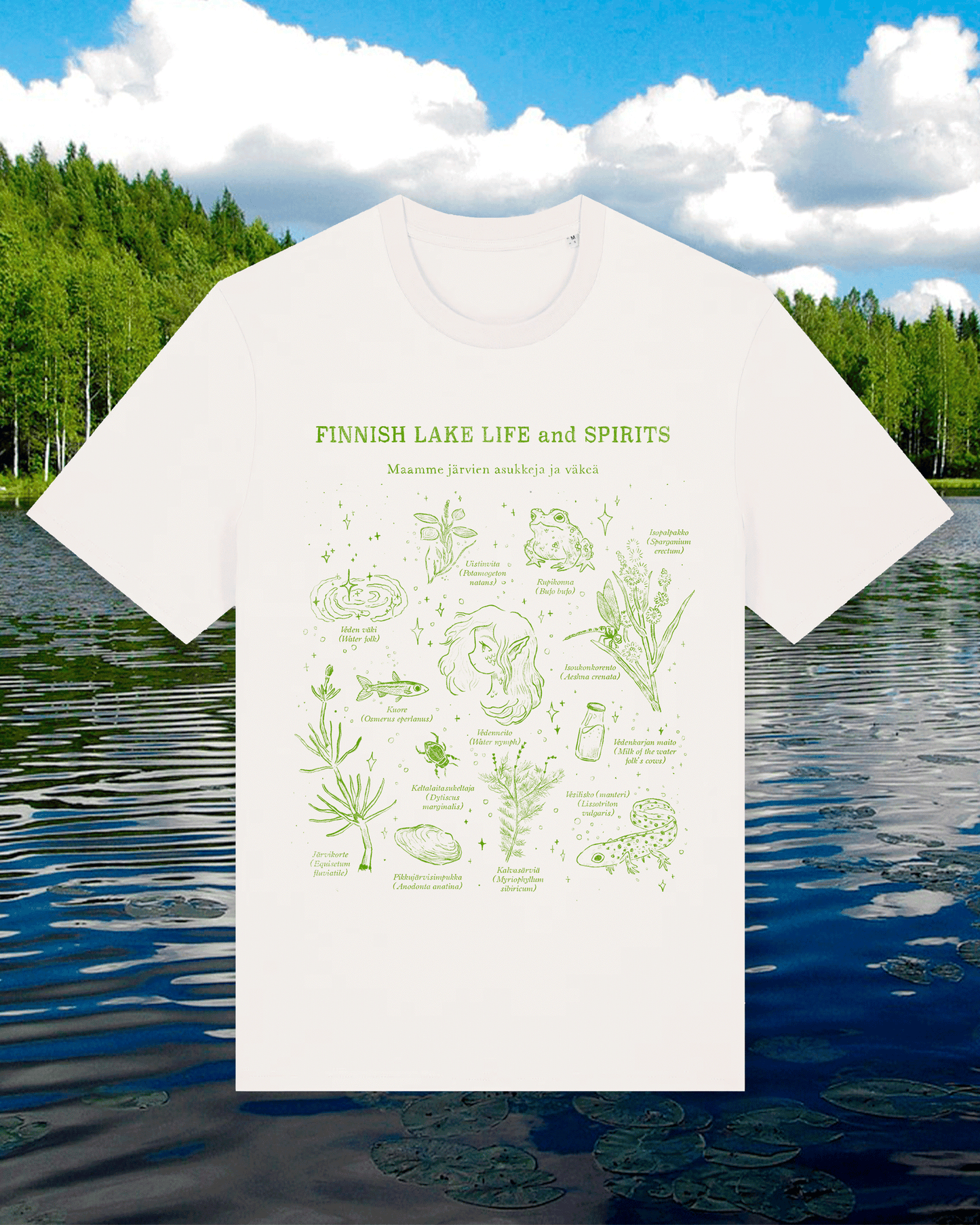 Finnish Lake Life & Spirits ✧ T-shirt *PRE-ORDER*