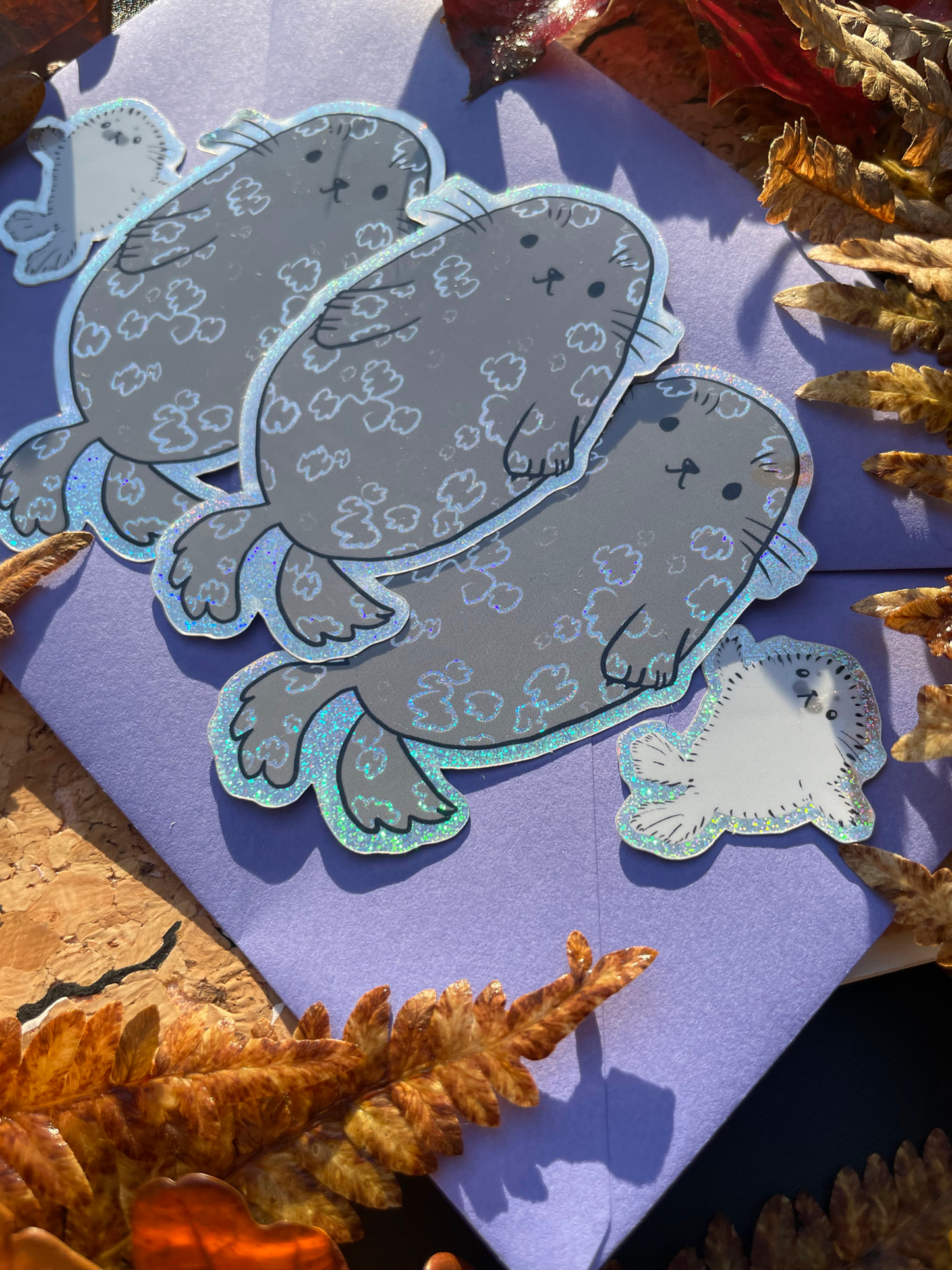 Saimaa Ringed Seal + Cub ✧ Vinyl Stickers