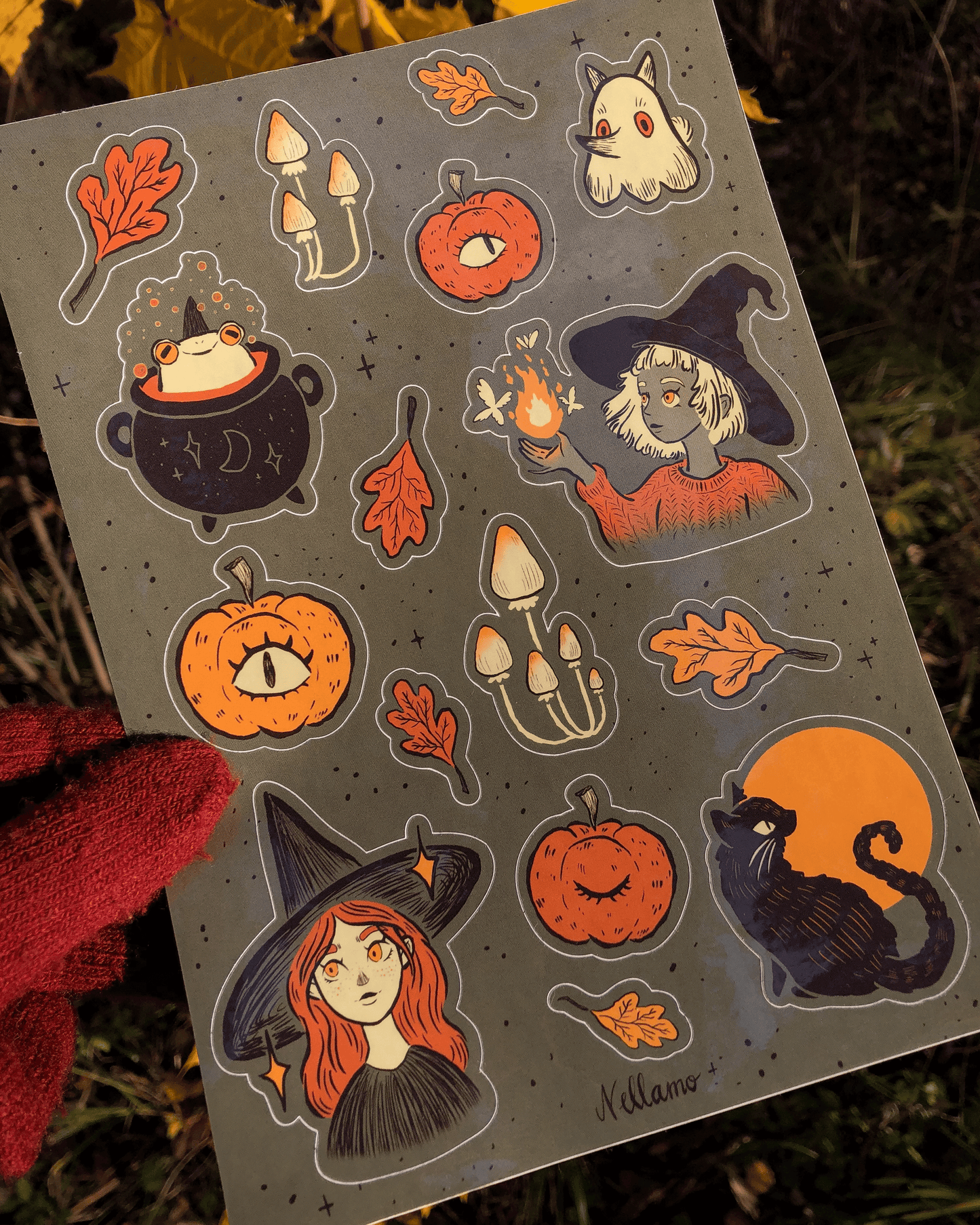 Fall Witches ✧ Sticker Sheet
