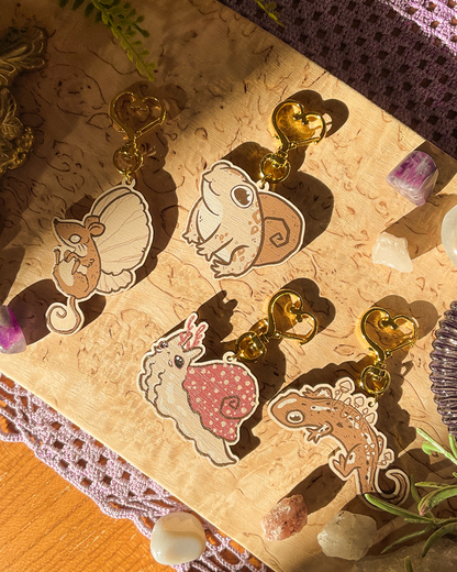 Mothmouse ✧ Wooden Charm