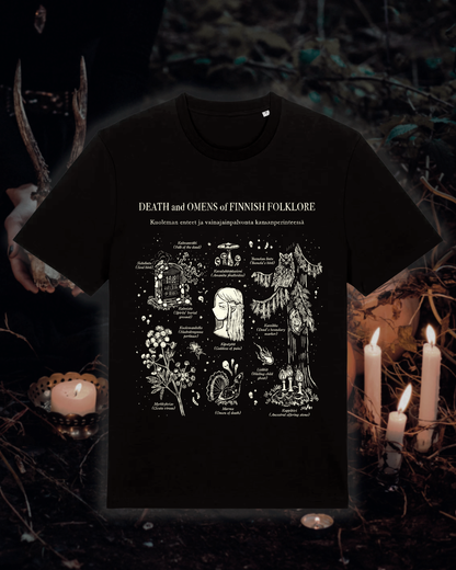 Death and Omens of Finnish Folklore ✧ T-shirt *PRE-ORDER*